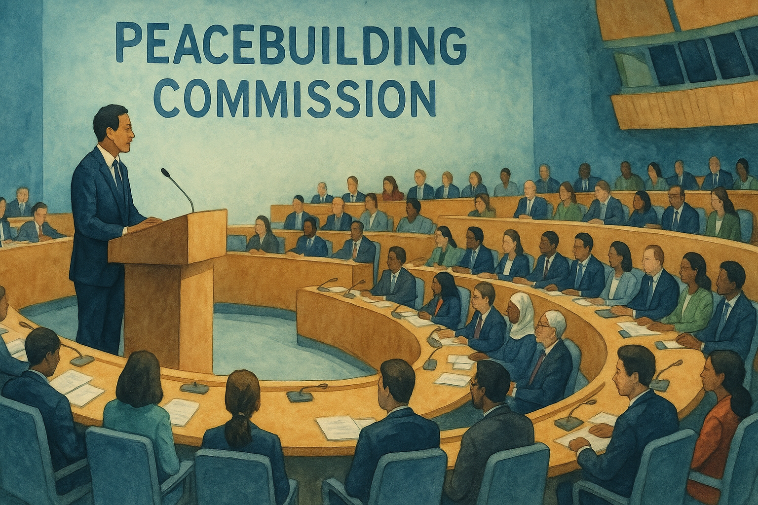 Header image for Peacebuilding Commission