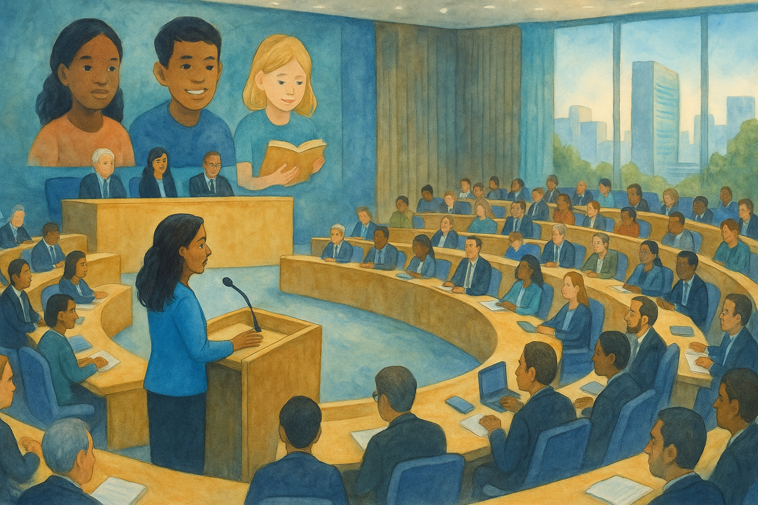Header image for UNICEF Executive Board