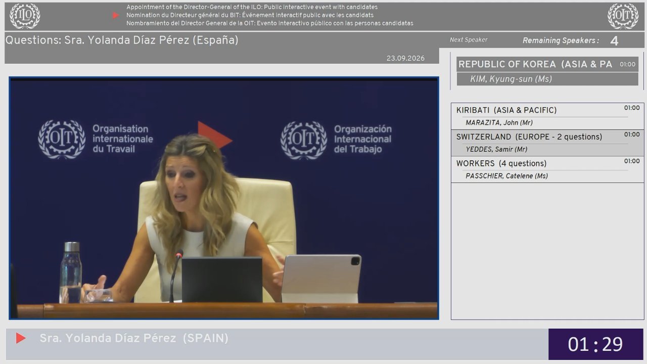 Cover image for Díaz Warns of 'Dying ILO,' Pledges to Tackle $363M Deficit and Overhaul Governance