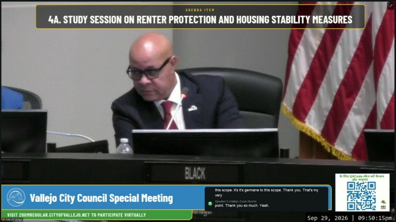 Cover image for Vallejo Renter Protections Head to Study as Council Presses for Speed